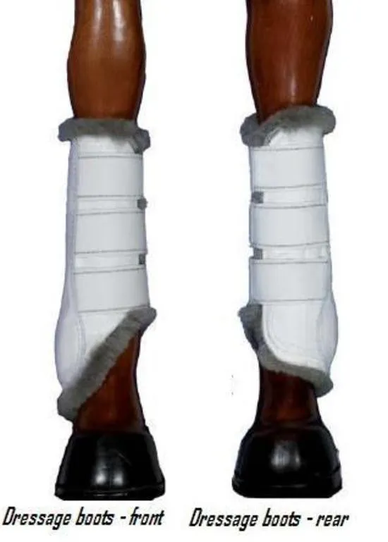 EA Mattes Dressage Boots with Detachable Sheepskin Linings