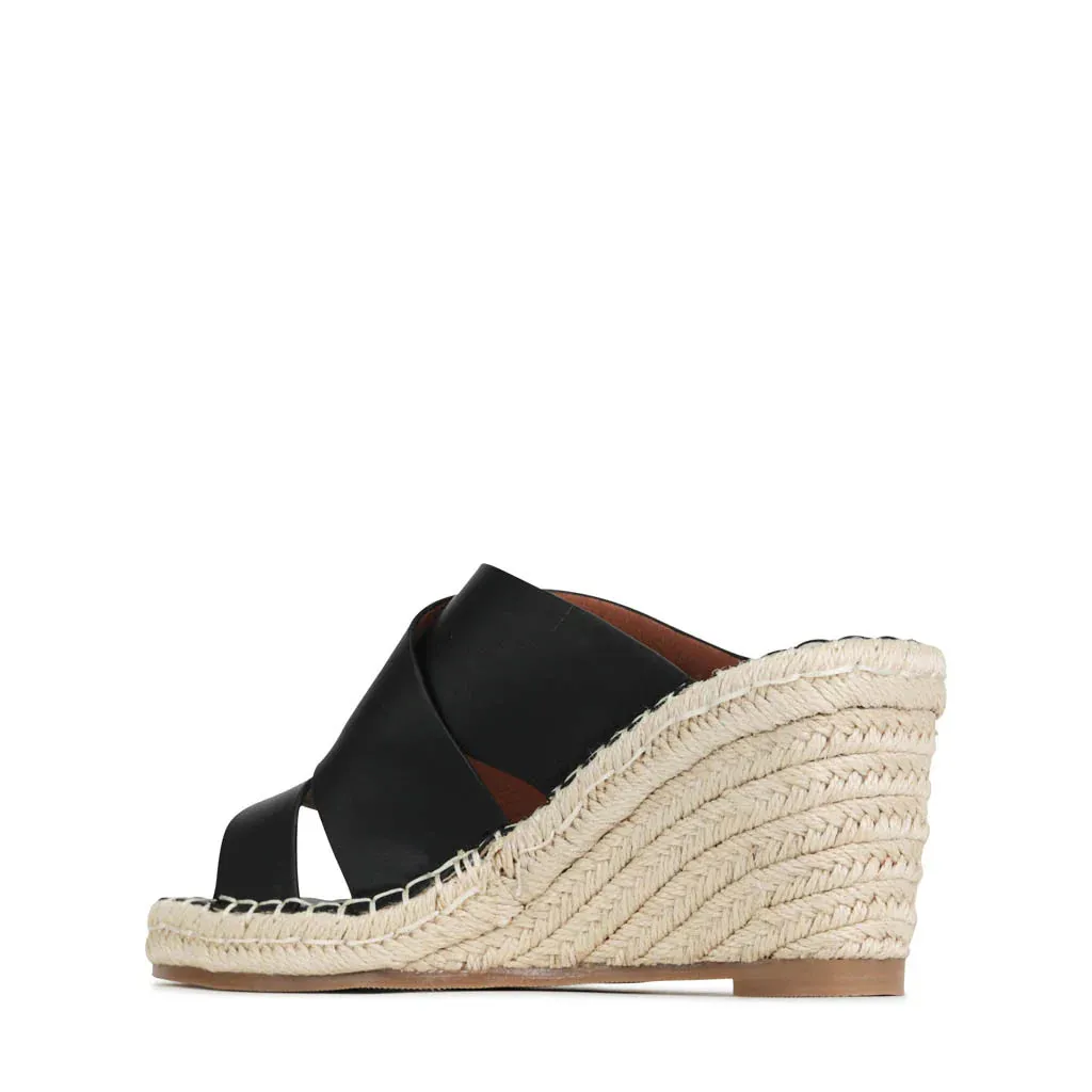 Ediva Espadrille Sandals Black