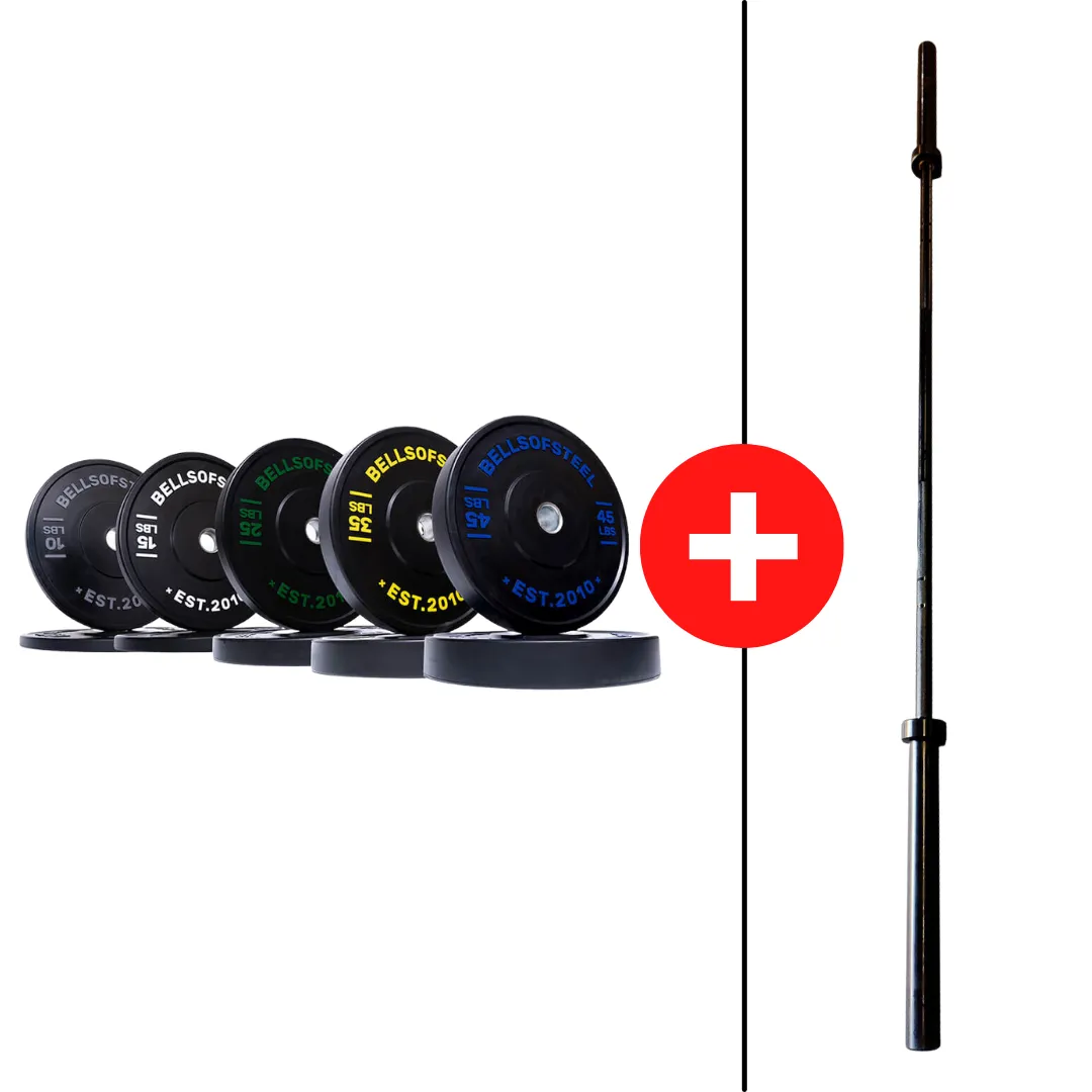 Essentials Bumper Plate Barbell Packages