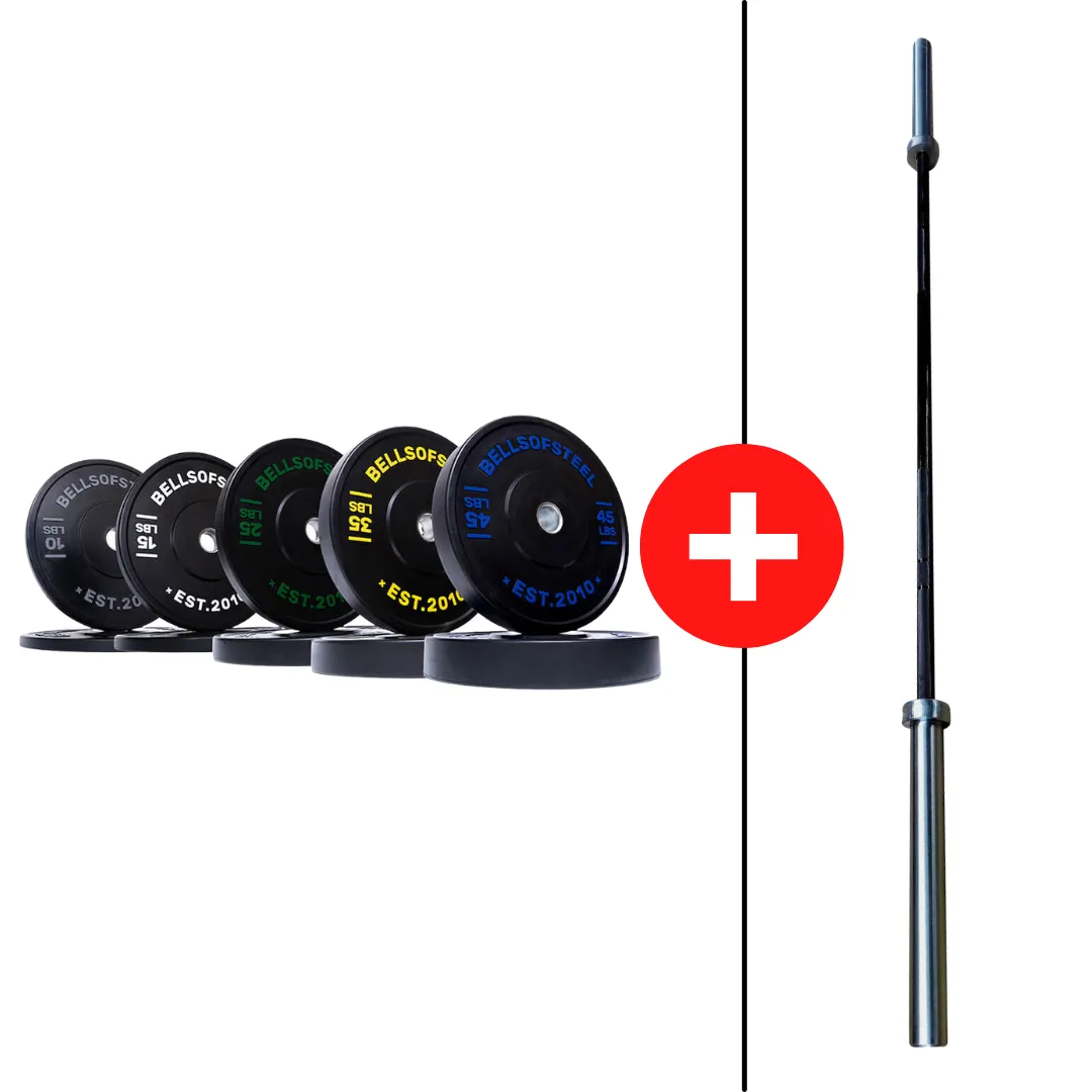 Essentials Bumper Plate Barbell Packages