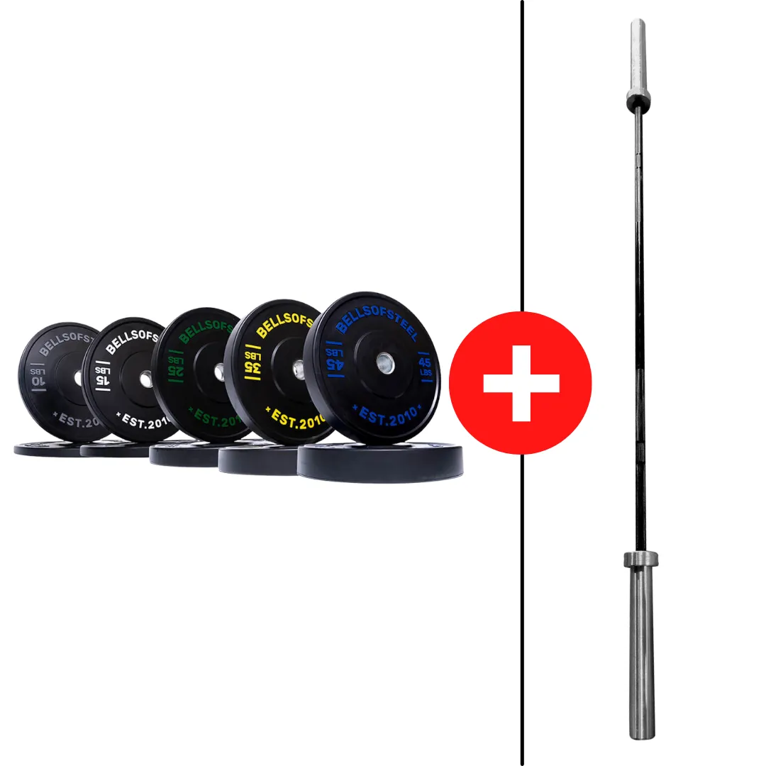 Essentials Bumper Plate Barbell Packages