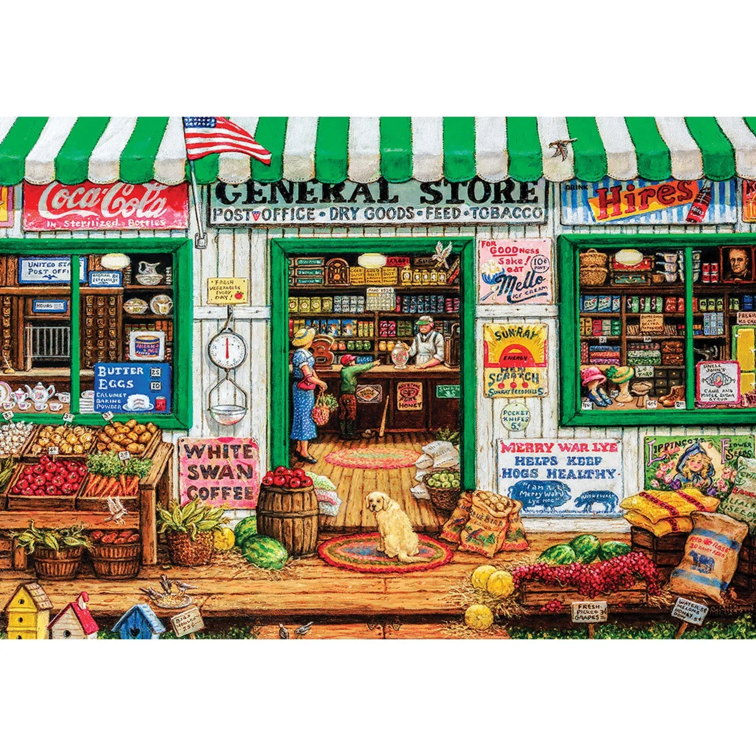 EZ Grip - General Store 1000 Piece Jigsaw Puzzle