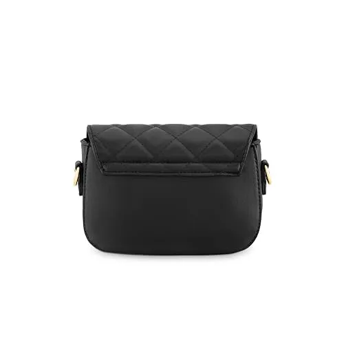 Fastrack Black Sling Bag for Women, Girls and Ladies | Ladies Purse Handbag