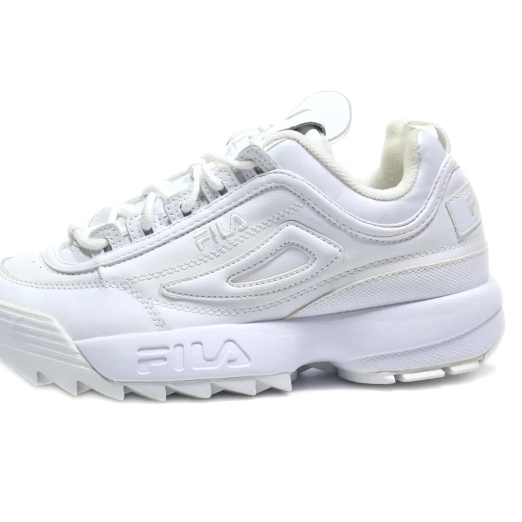 Fila Disruptor Ii Sport Shoes Leather White Colour For Women