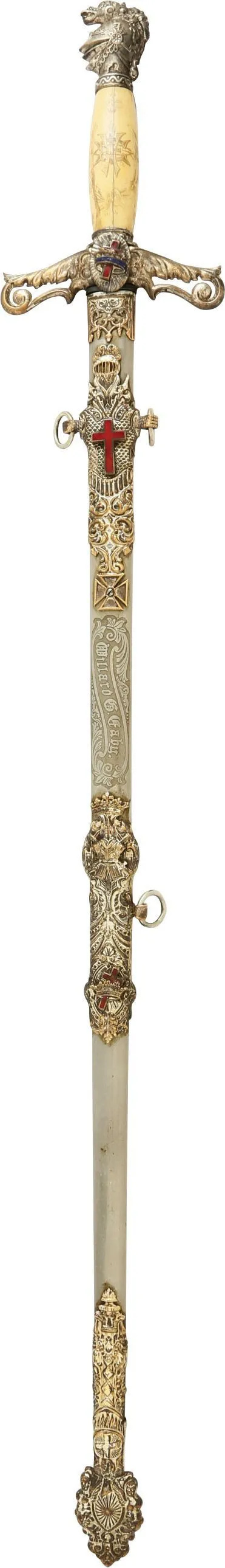 FINE ANTIQUE FREEMASON’S SWORD