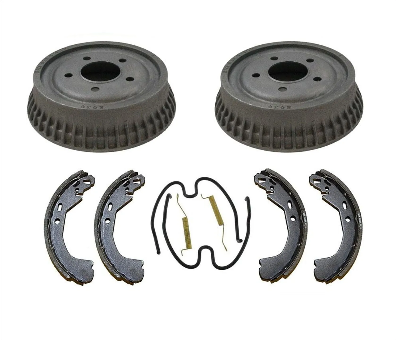 Fits For 1997-2002 Chevrolet Venture Brake Drum Drums & Shoes and Springs 4pc