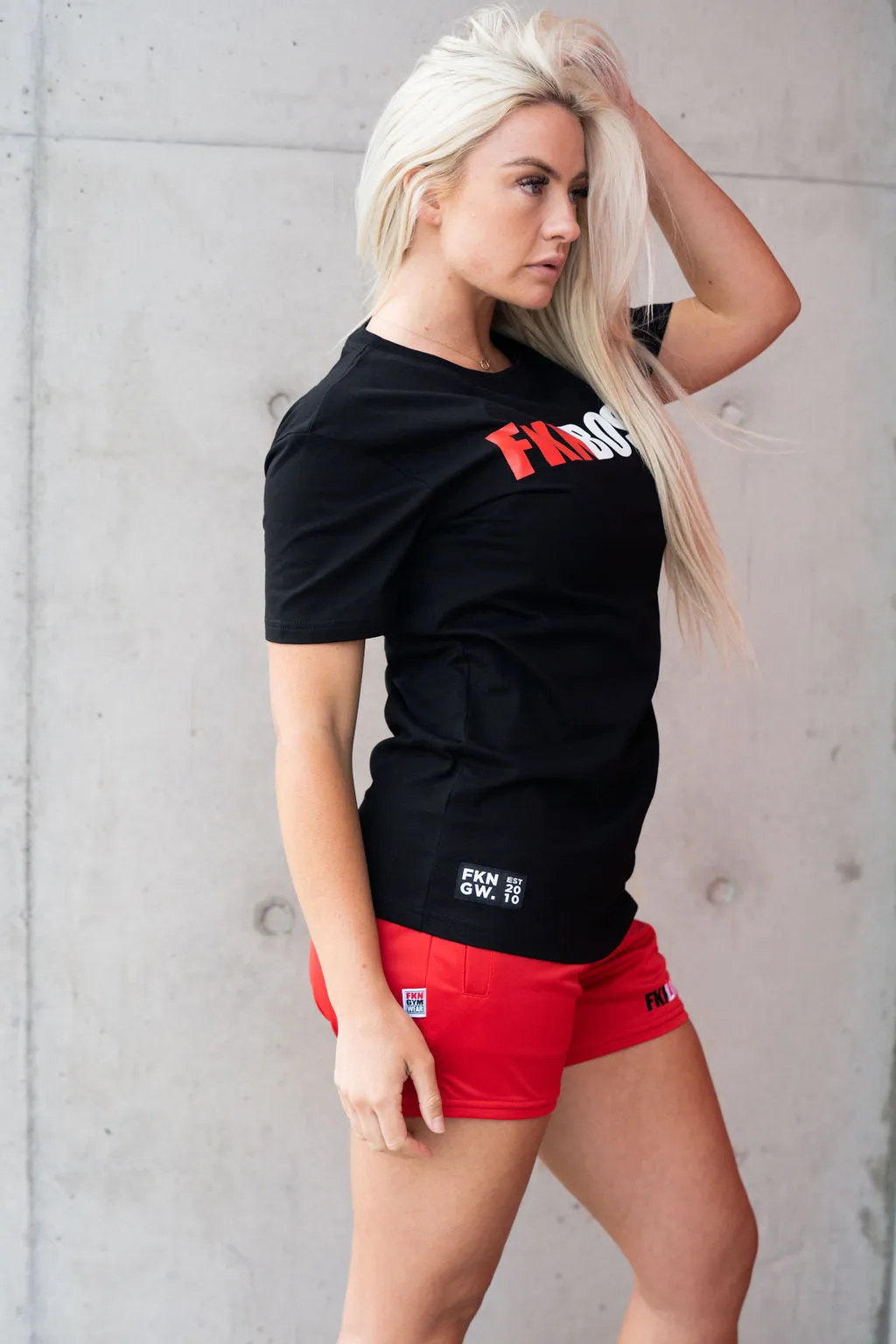 FKNBOSS | Women's Gym T-Shirt | Black