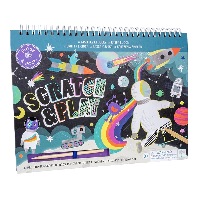 Floss & Rock Scratch and Play Craft Set - Space