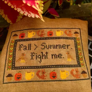 FREE PDF CHART - Fall is Greater by Maximum Cross Stitch