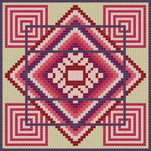 FREE PDF CHART - Hannah's Geometry by Han's Lil' XStitch Treats