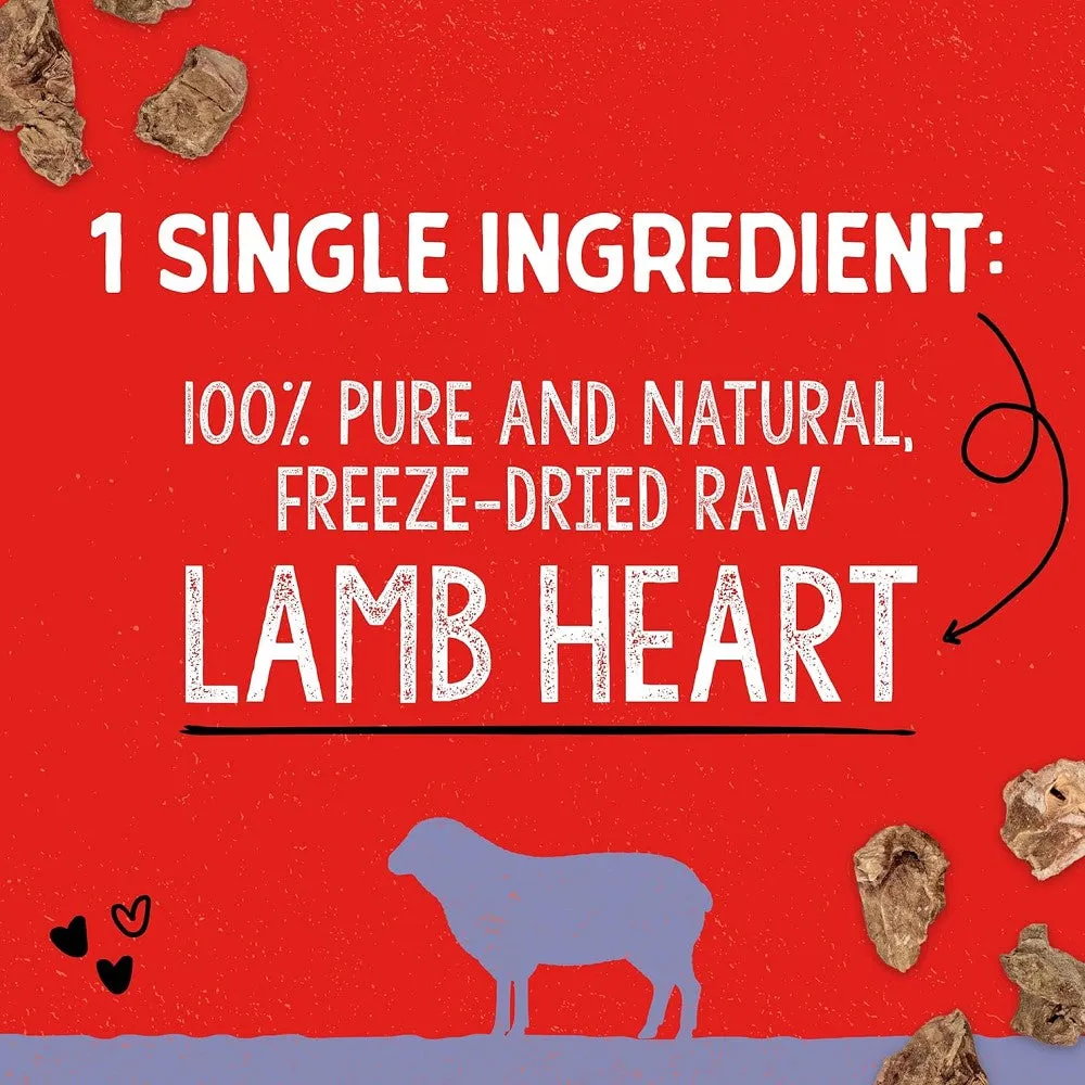 Freeze Dried Lamb Heart Dog Treats