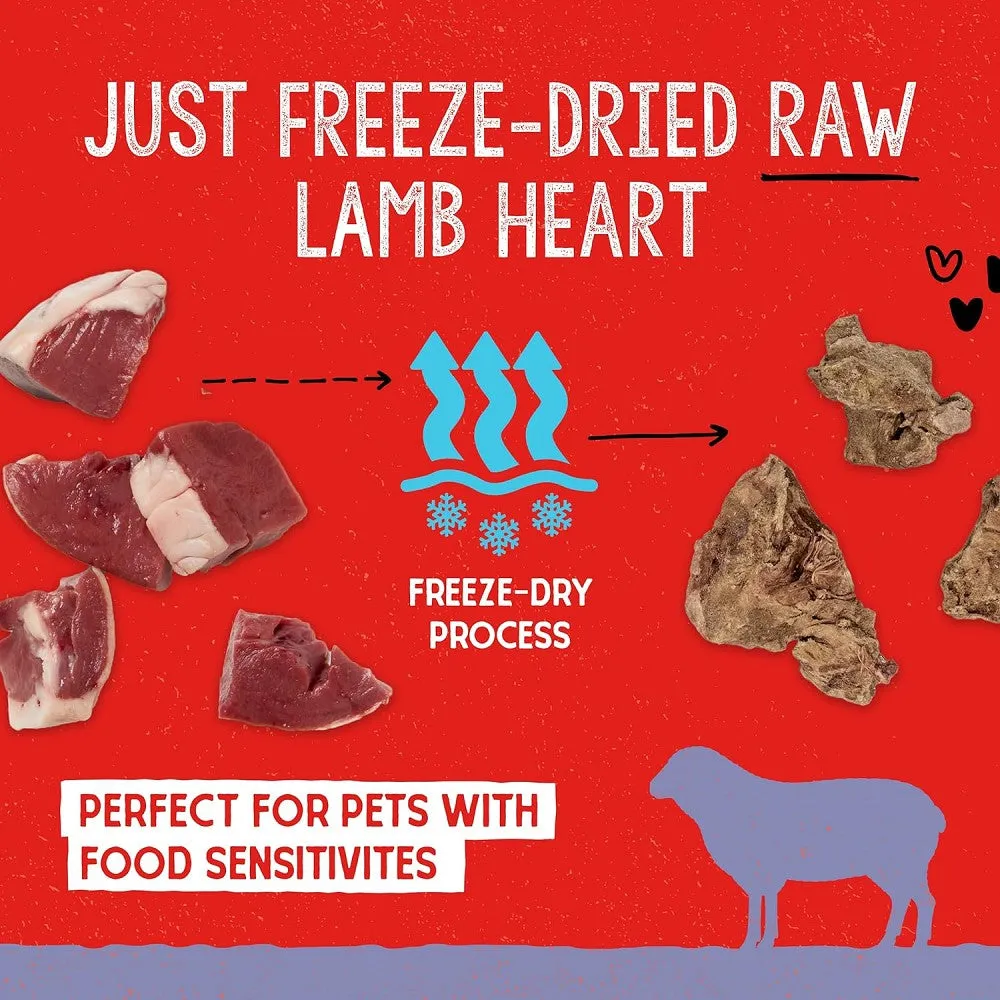 Freeze Dried Lamb Heart Dog Treats