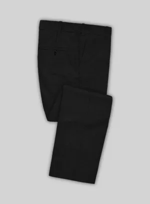 Fresco Black Wool Pants