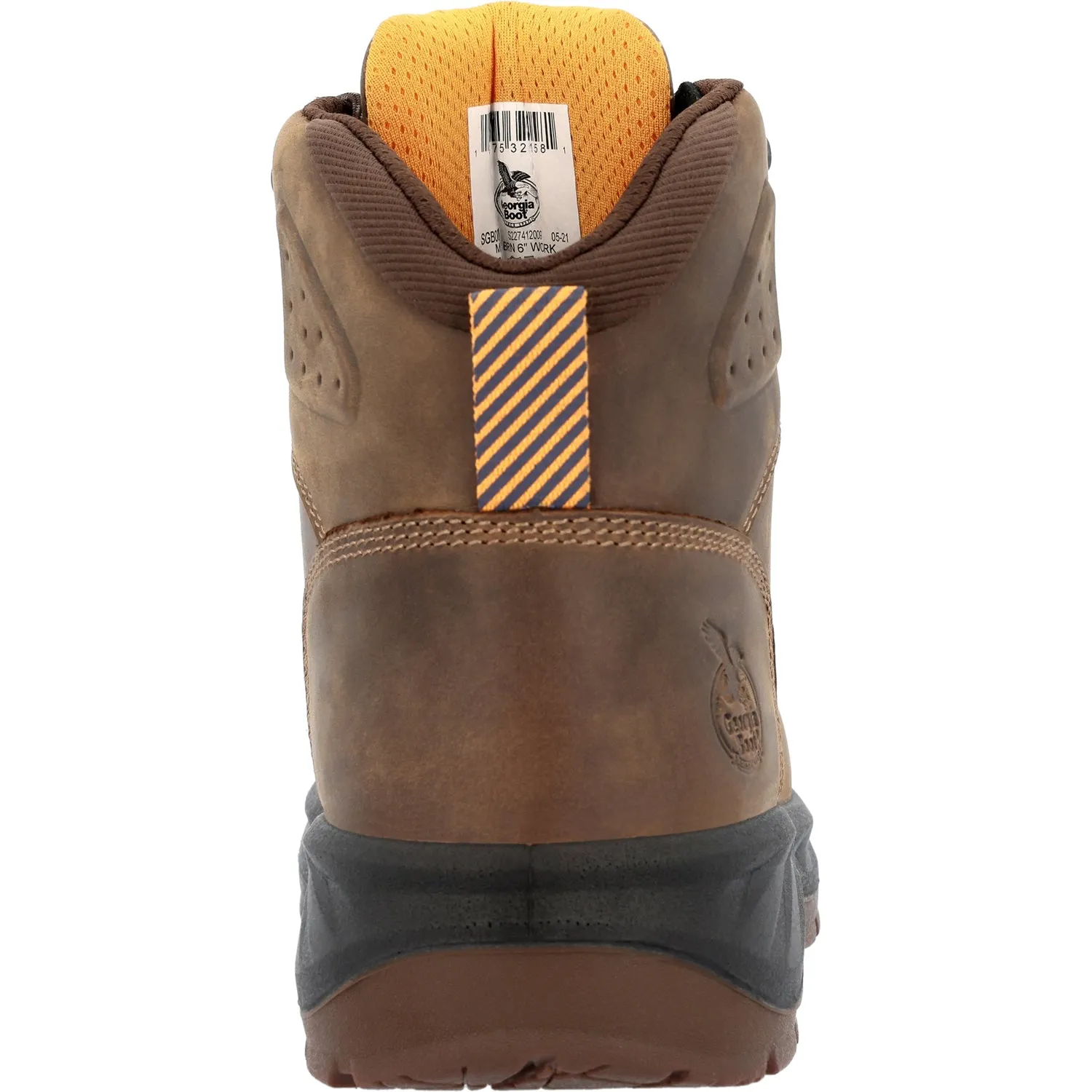 Georgia Mens OT Waterproof Brown Leather Work Boots