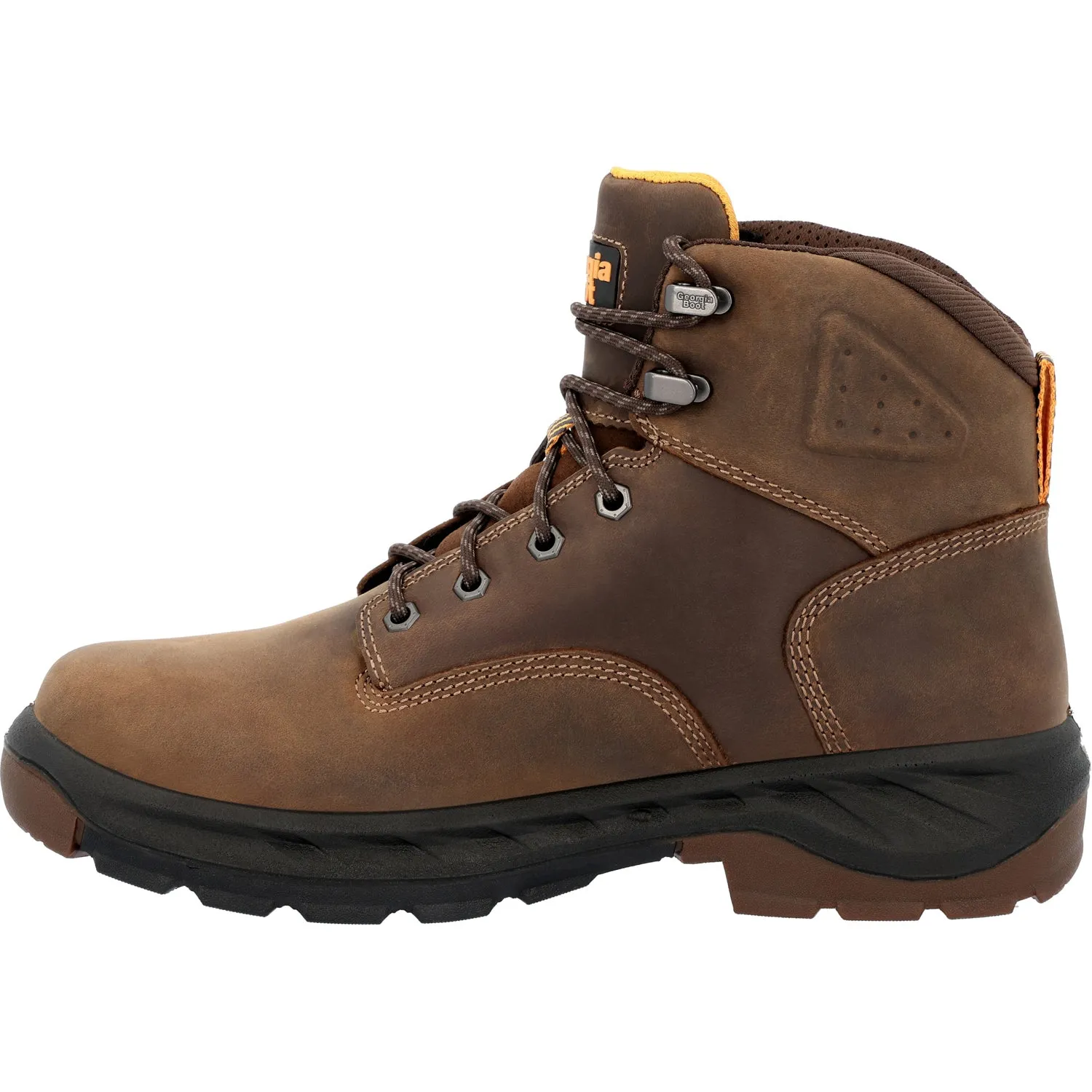 Georgia Mens OT Waterproof Brown Leather Work Boots