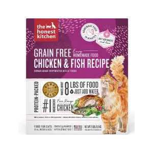 Grain Free Chicken & Fish Complete Dehydrated Cat Food