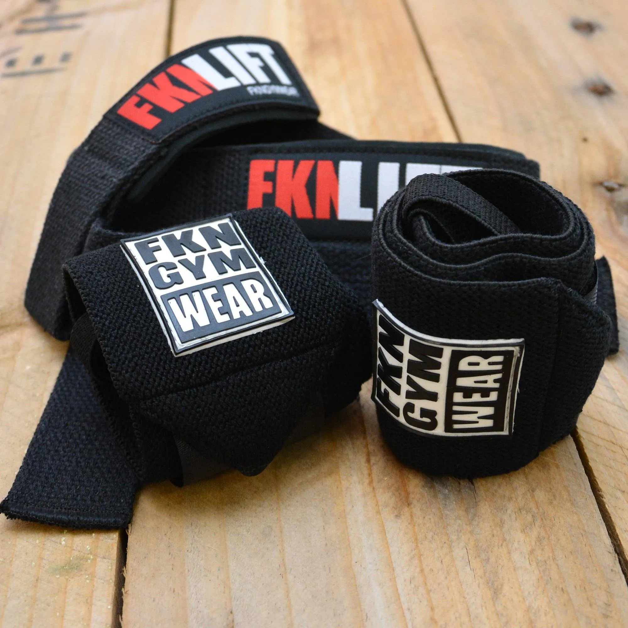 Gym Pack | Black Wraps & Straps | Training Cap