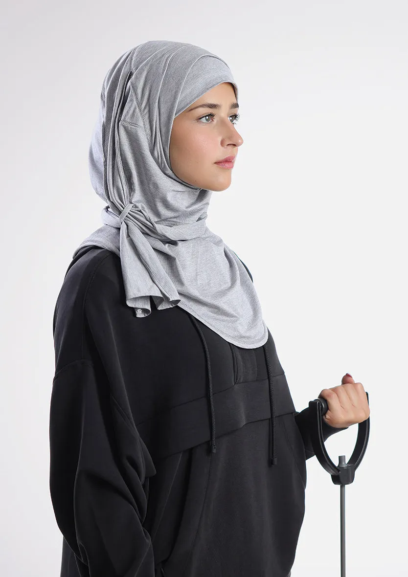 Gym Sports Hijab Heather