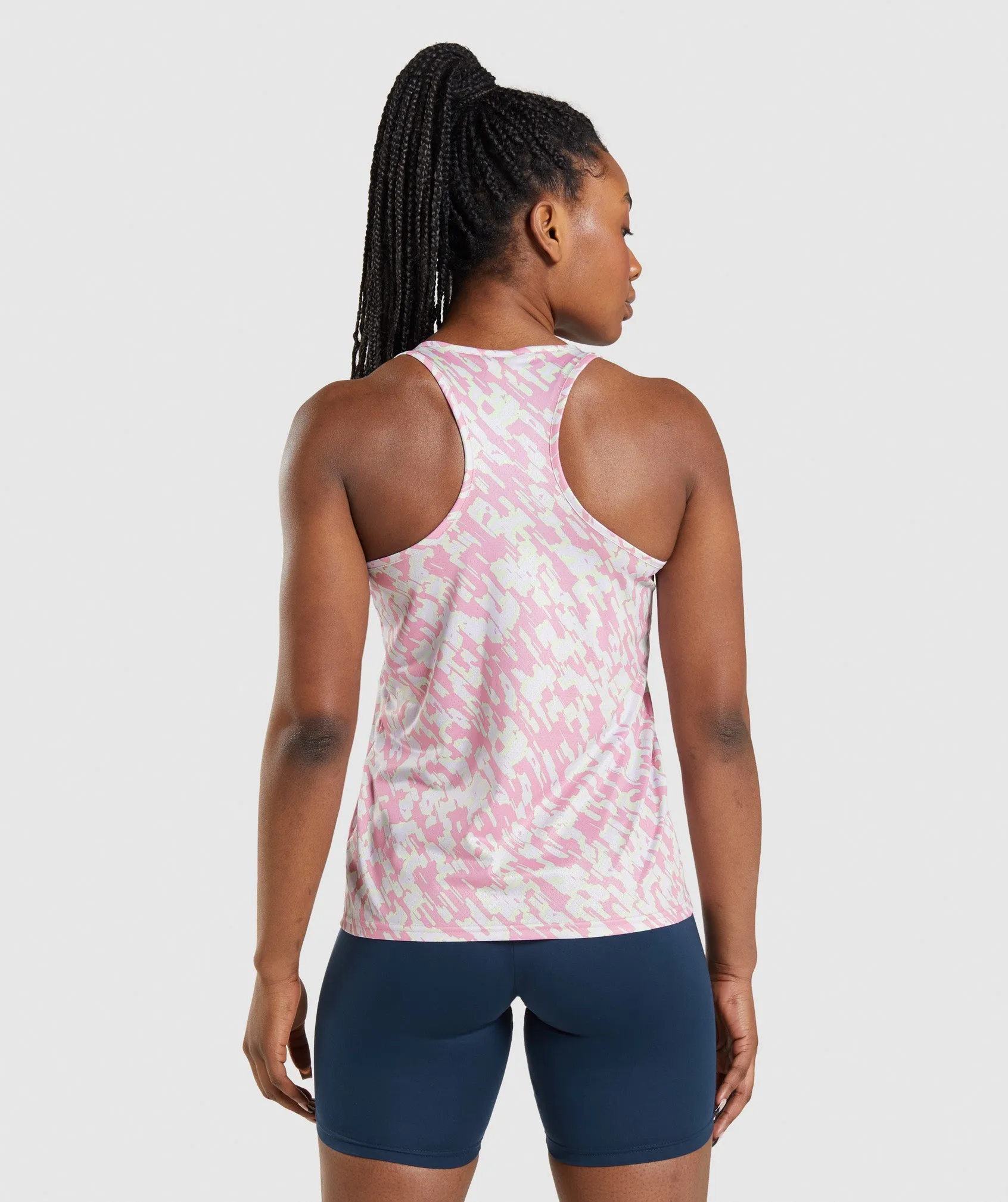 Gymshark Training Tank - Pink Print