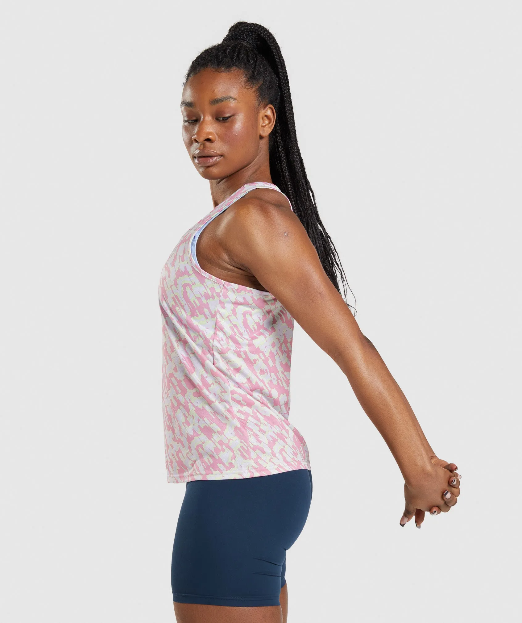 Gymshark Training Tank - Pink Print