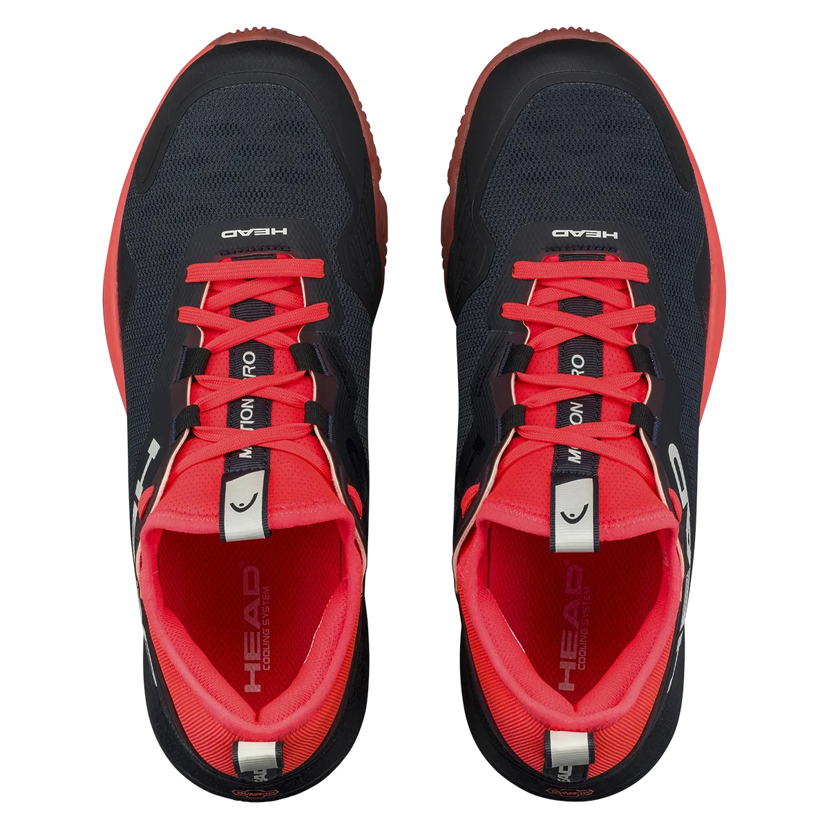 Head Men's Motion Pro Padel Shoes Blueberry Fiery Coral