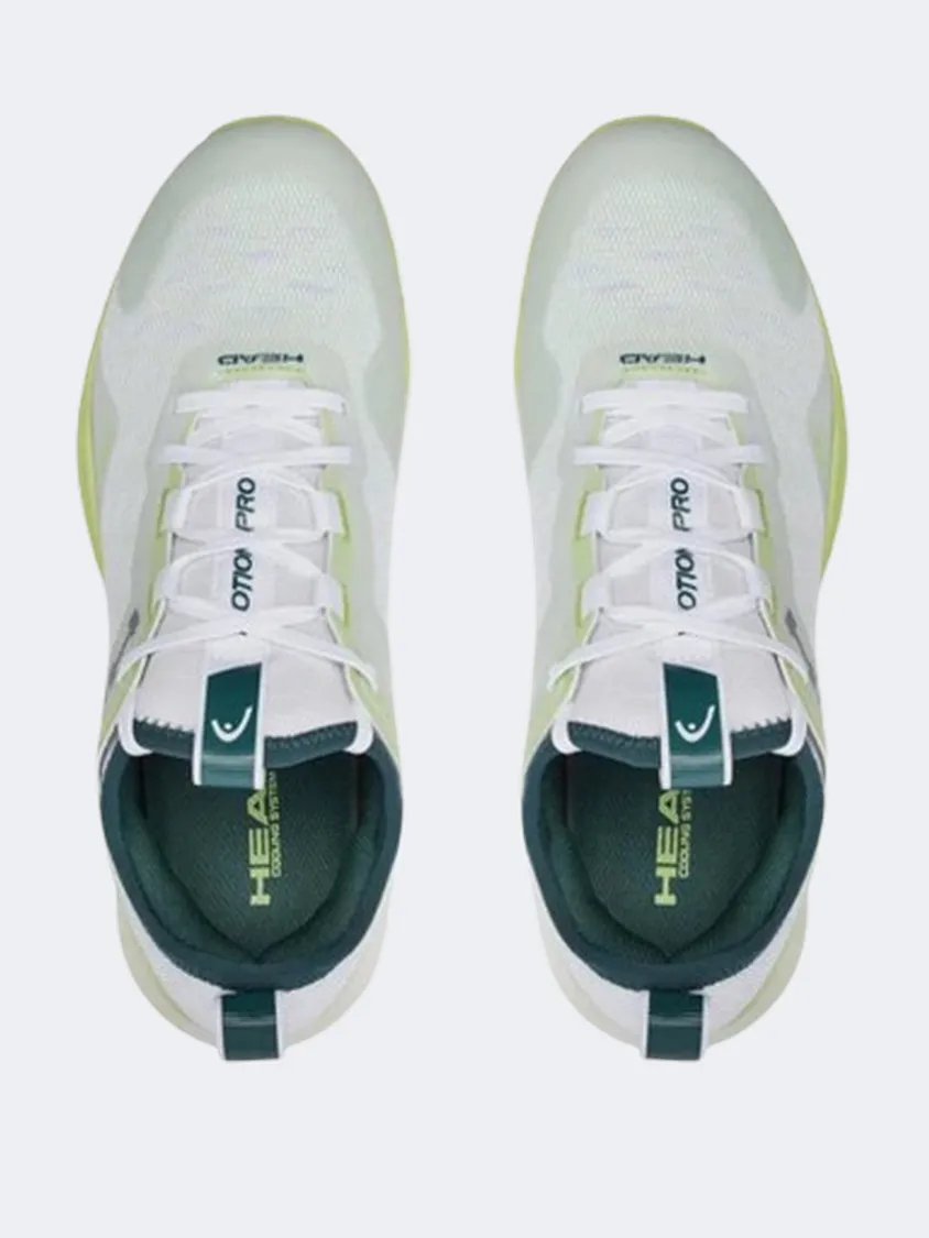 Head Motion Pro Men Padel Shoes White/Lemon