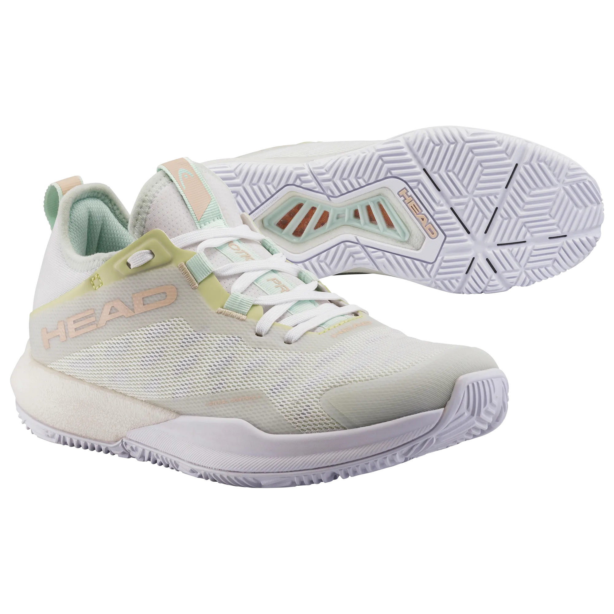 Head Women's Motion Pro Padel Shoes White Aqua