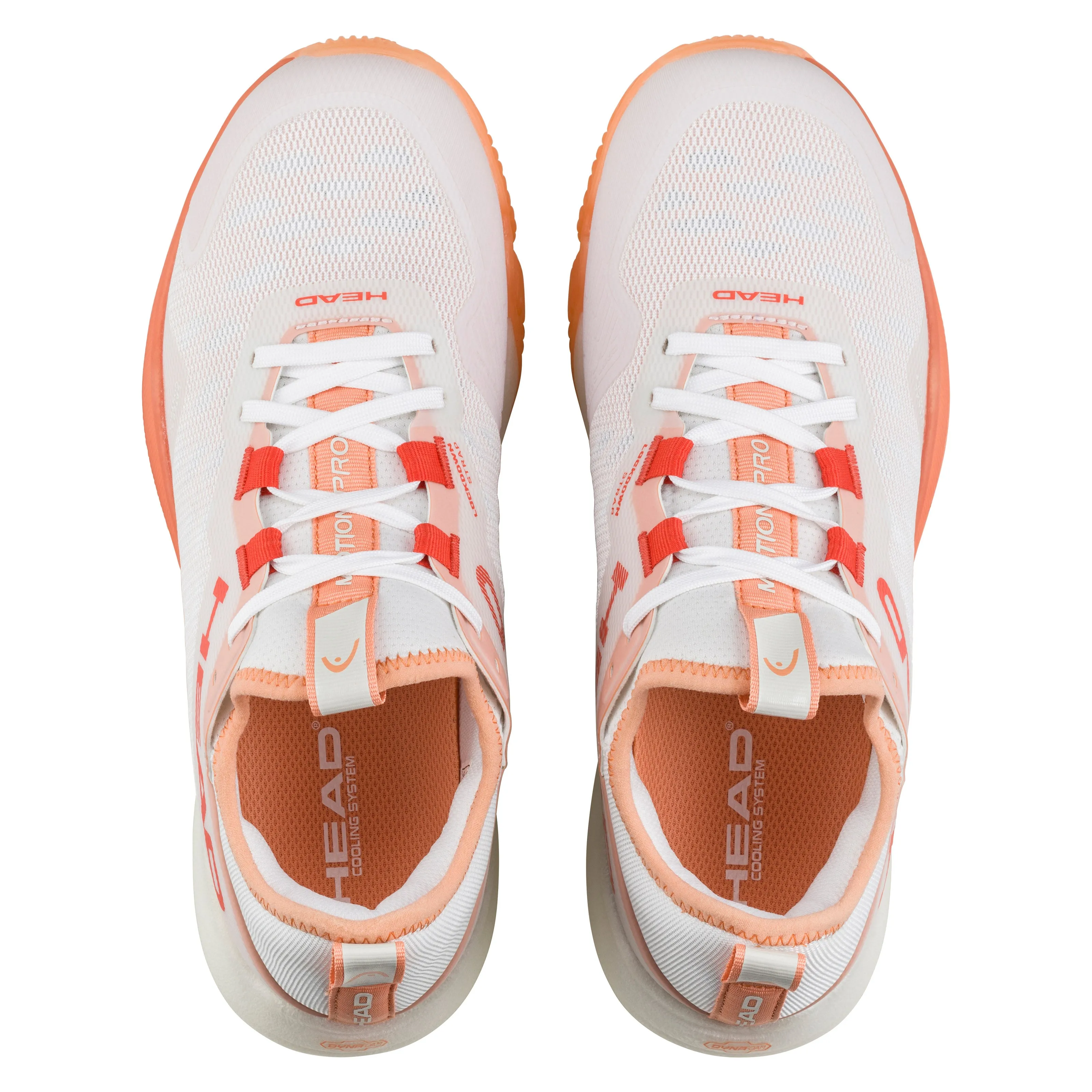 Head Women's Motion Pro Padel Shoes White Coral