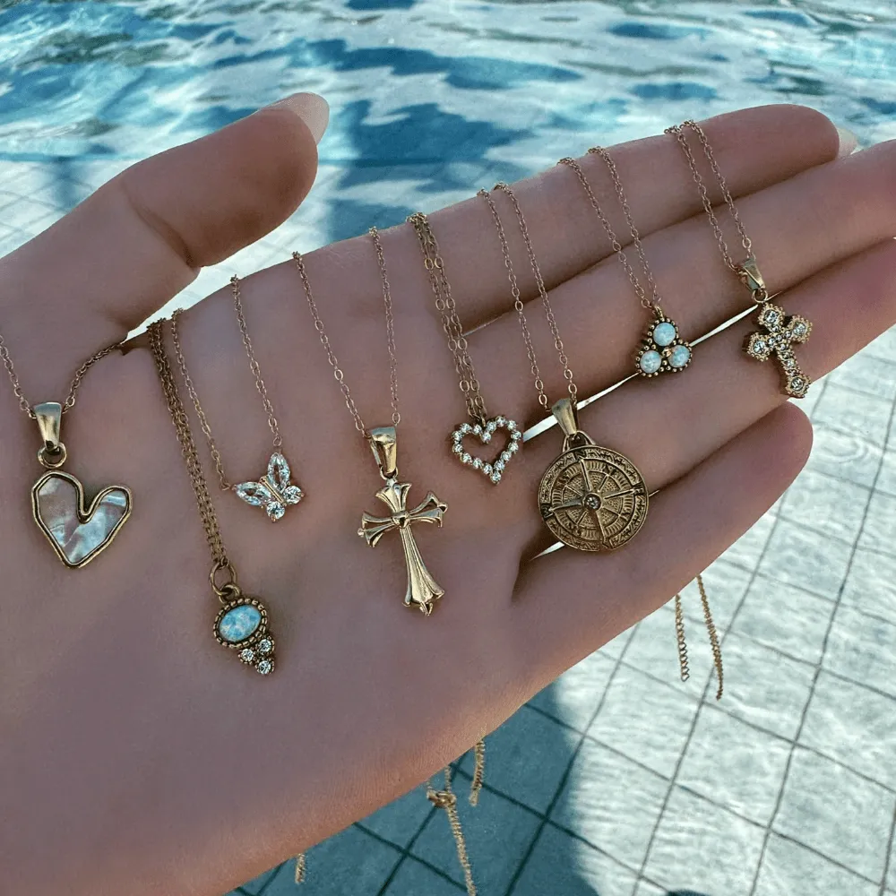 Heavenly Cross Necklace