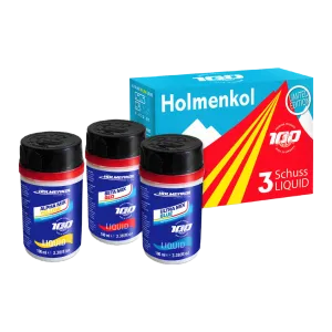 Holmenkol 3 Schuss Liquid YELLOW, RED, BLUE