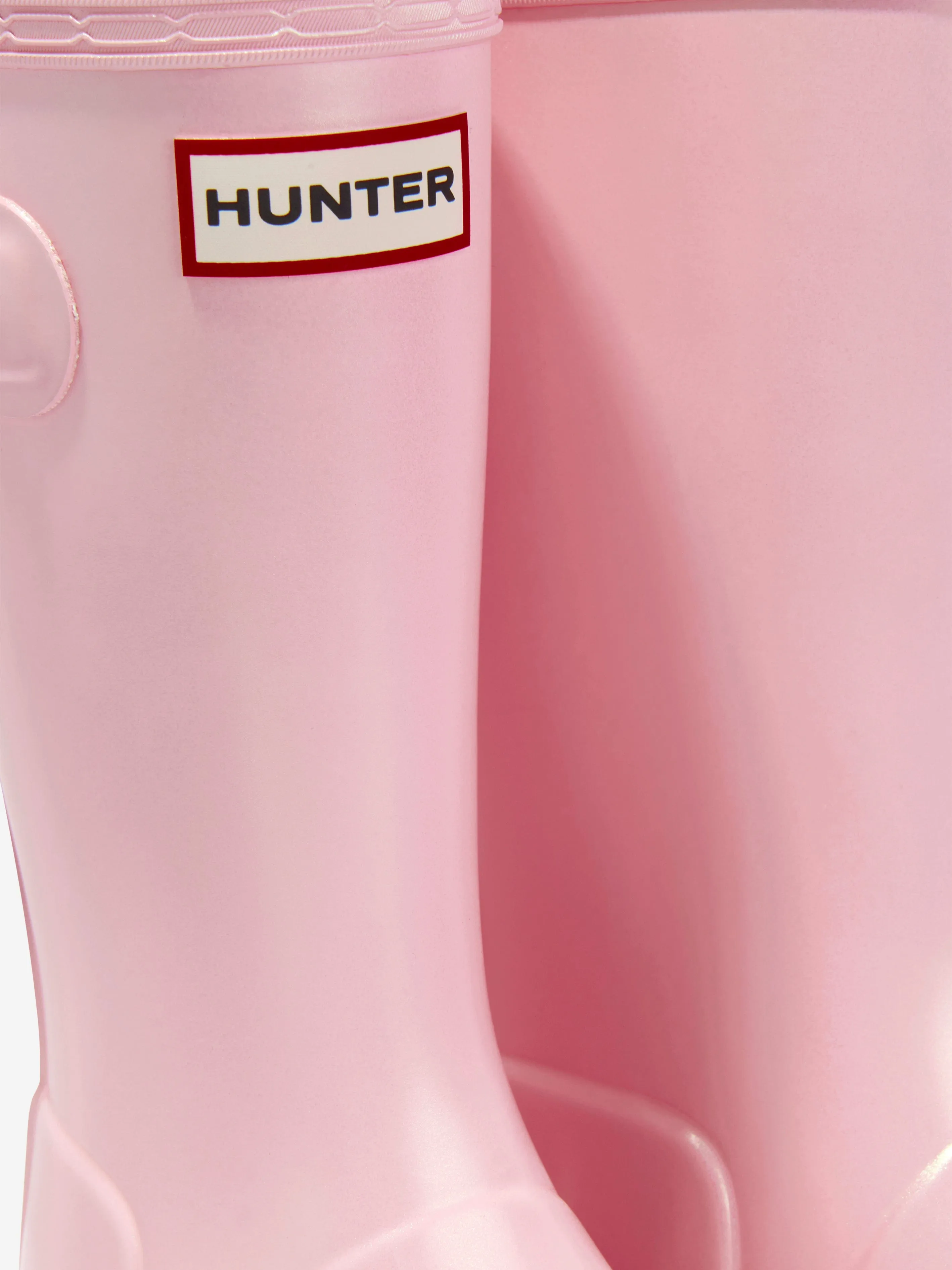 Hunter Girls Original Nebula Wellington Boots in Pink