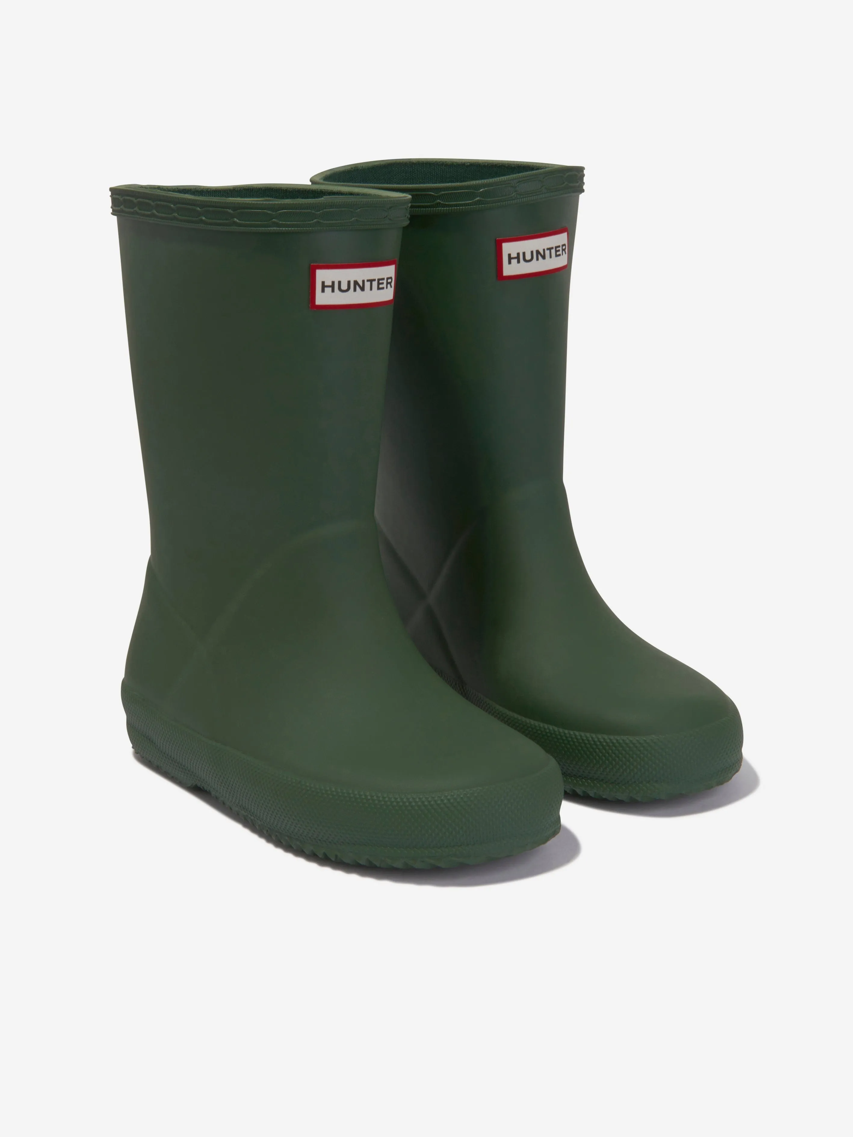 Hunter Kids Original First Classic Wellington Boots in Green