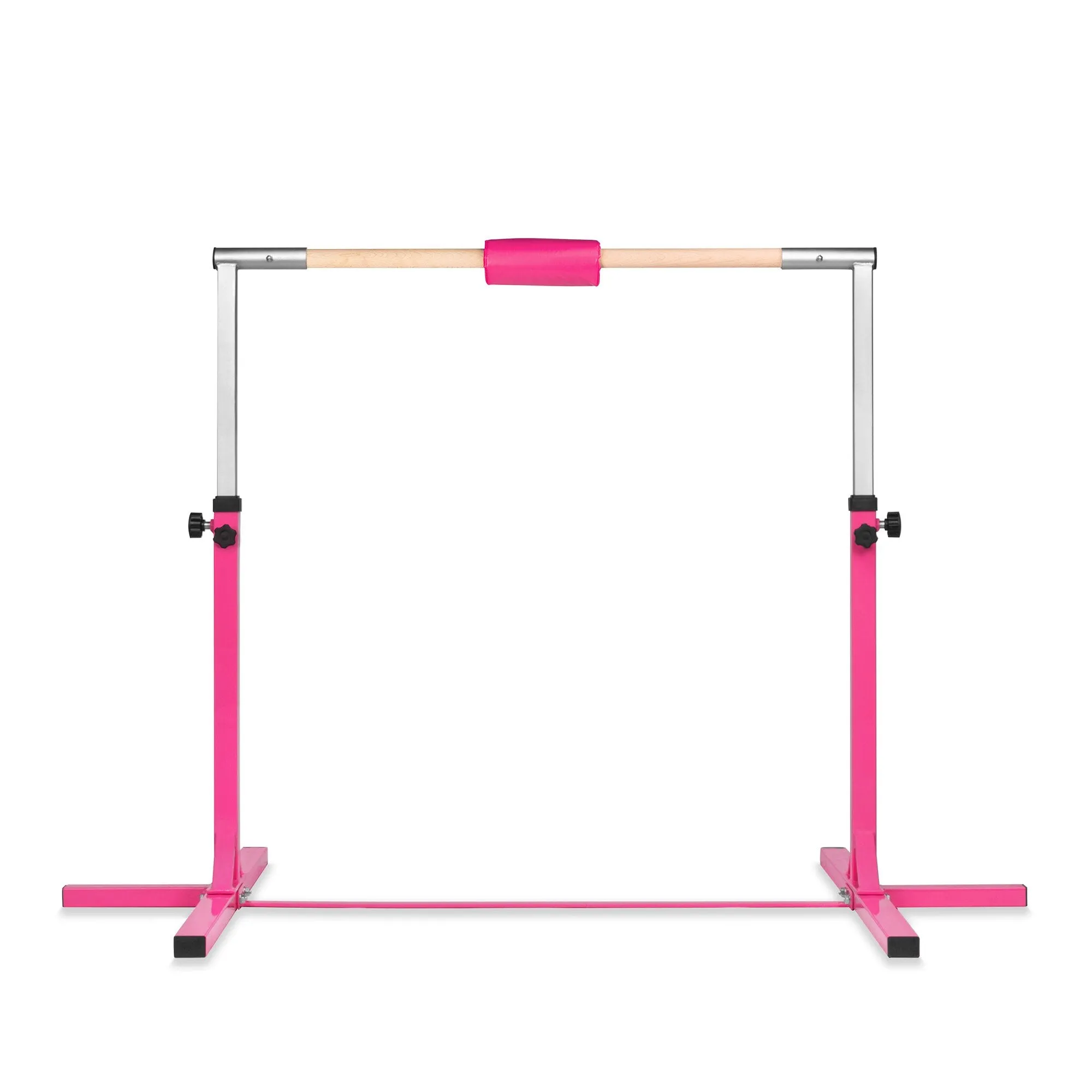 Junior Training Bar for Kids w/ Bar Cushion, Adjustable Height & Width