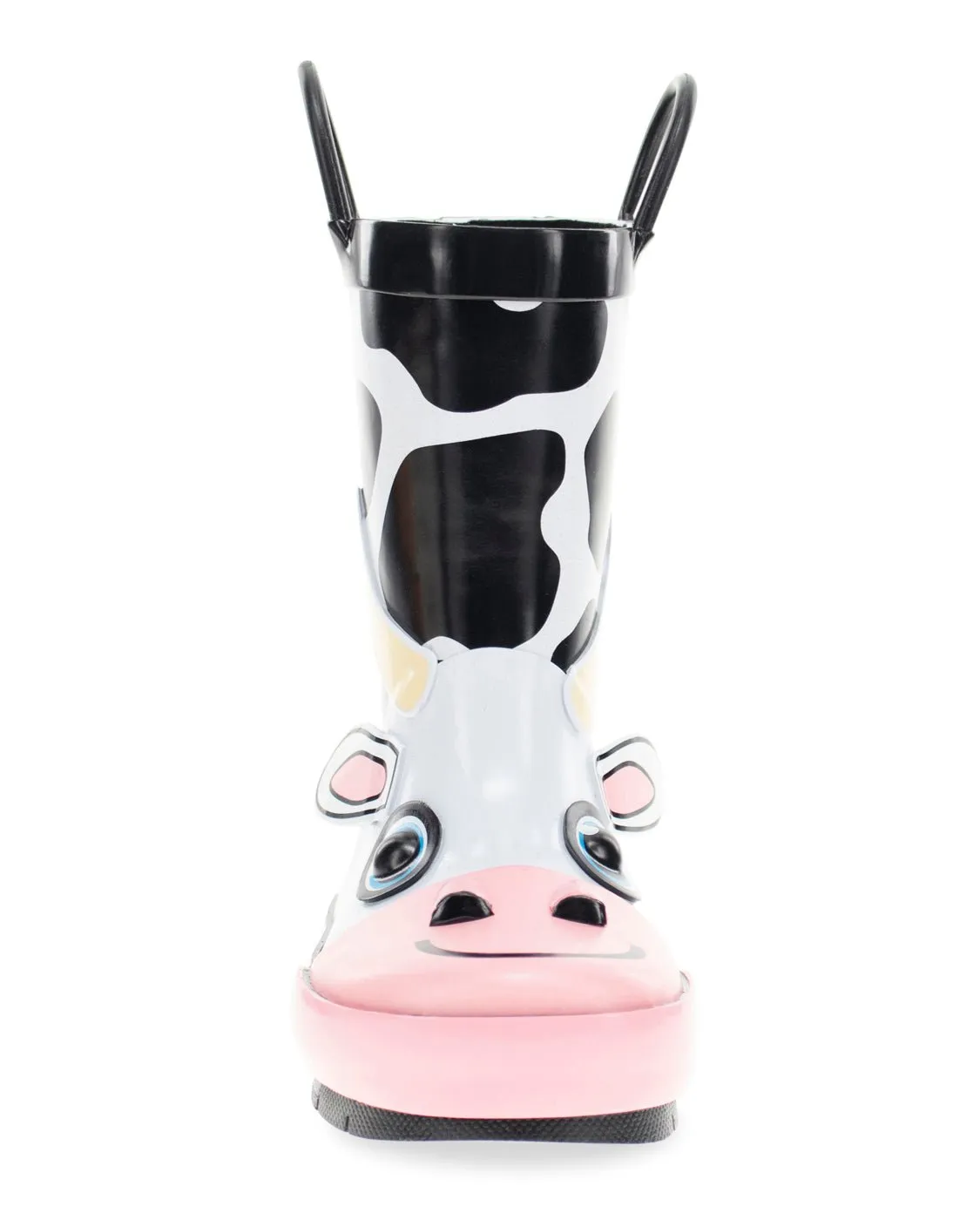 Kids Colbie Cow Rain Boot - Black