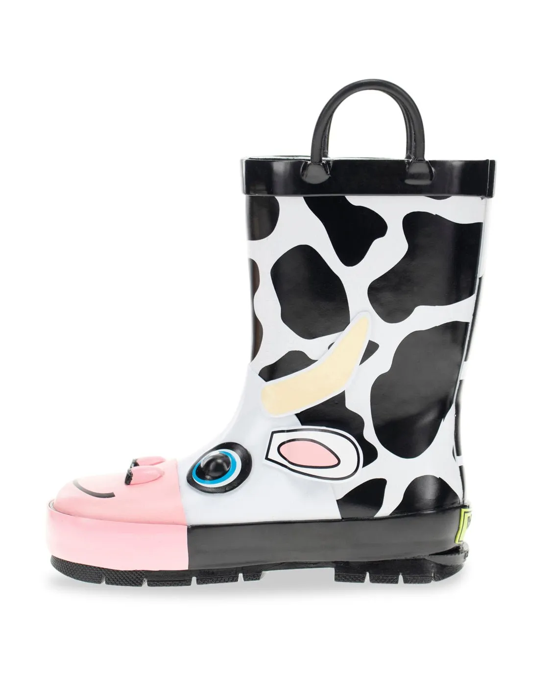 Kids Colbie Cow Rain Boot - Black