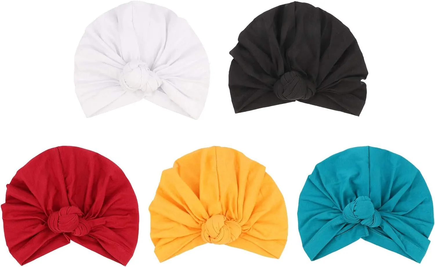 Knotted Headwraps for Women 5 Pack