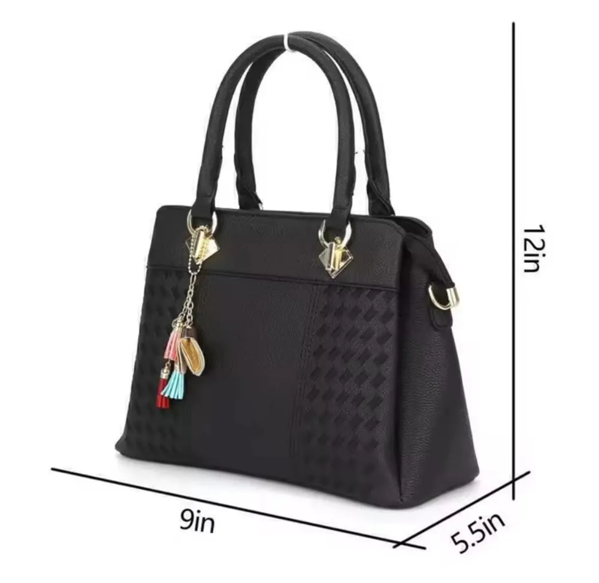 Ladies handbag, designer shoulder tote bag women purse crossbody leather handbags