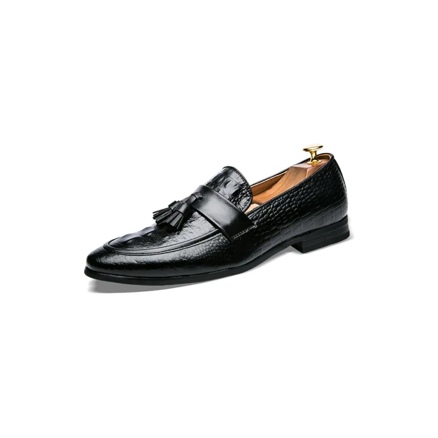 Lavish CrocTassel Exotic Oxford Loafers