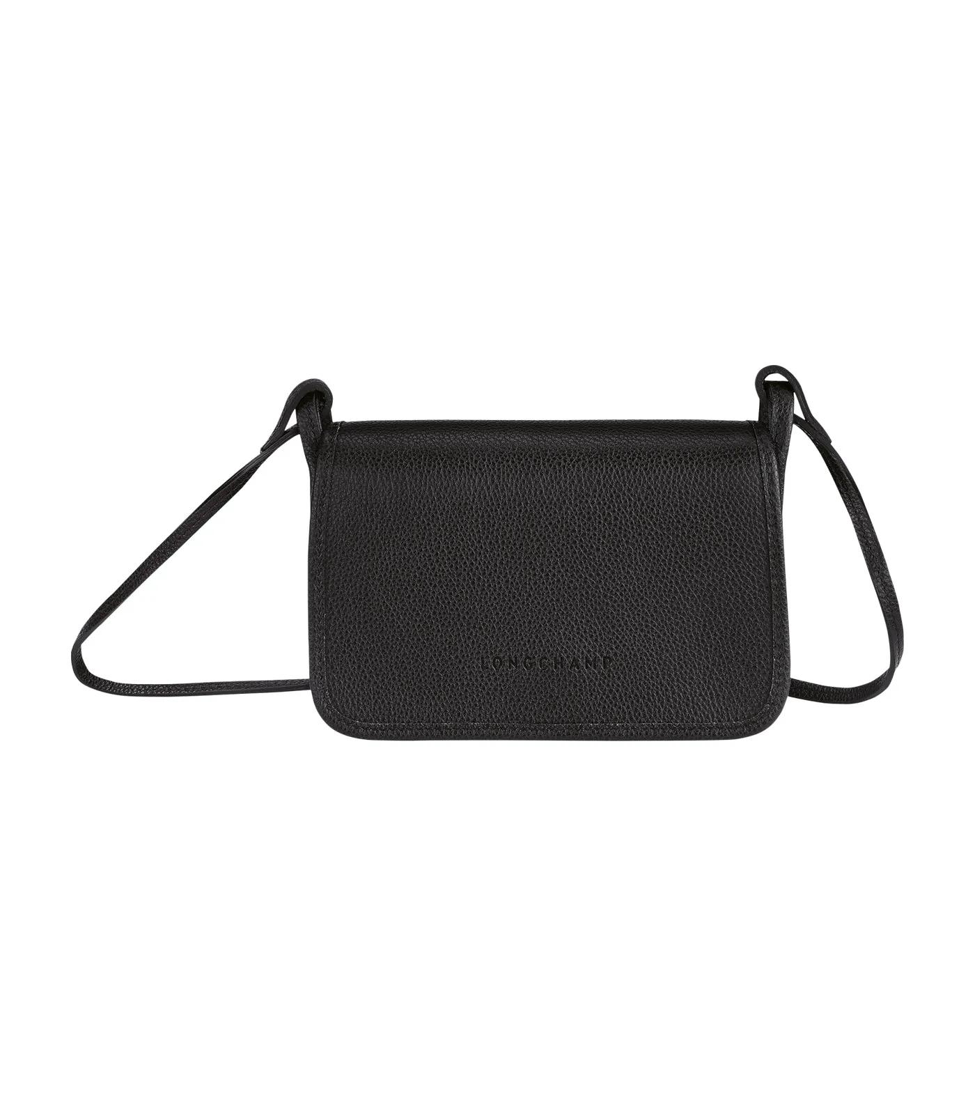 Le Foulonné Wallet On Chain Black