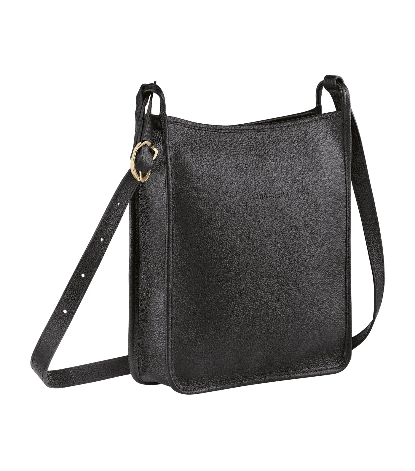 Le Foulonné Zipped Crossbody Bag L Black