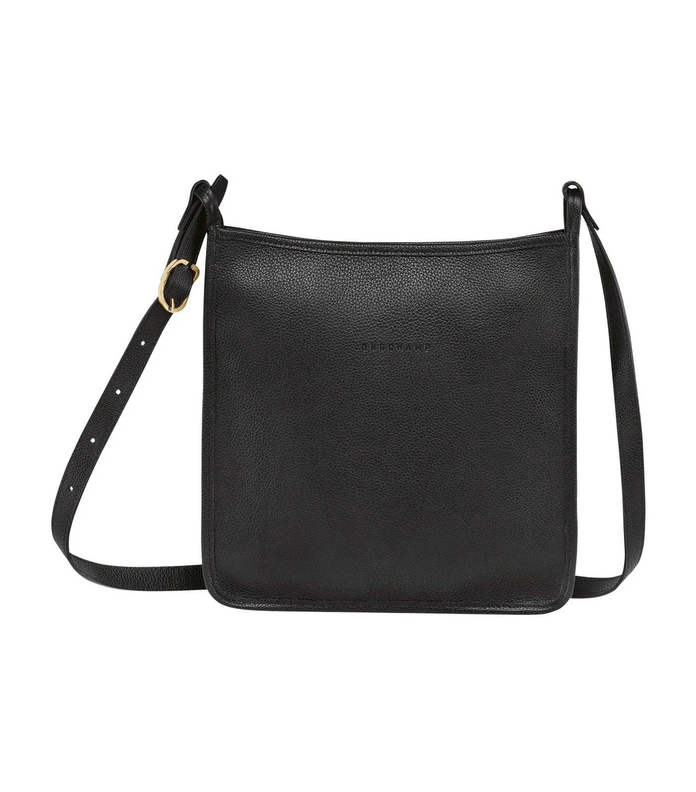 Le Foulonné Zipped Crossbody Bag L Black