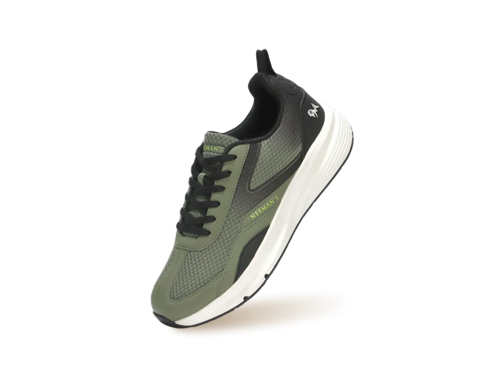 Light Trainers : Olive-Black