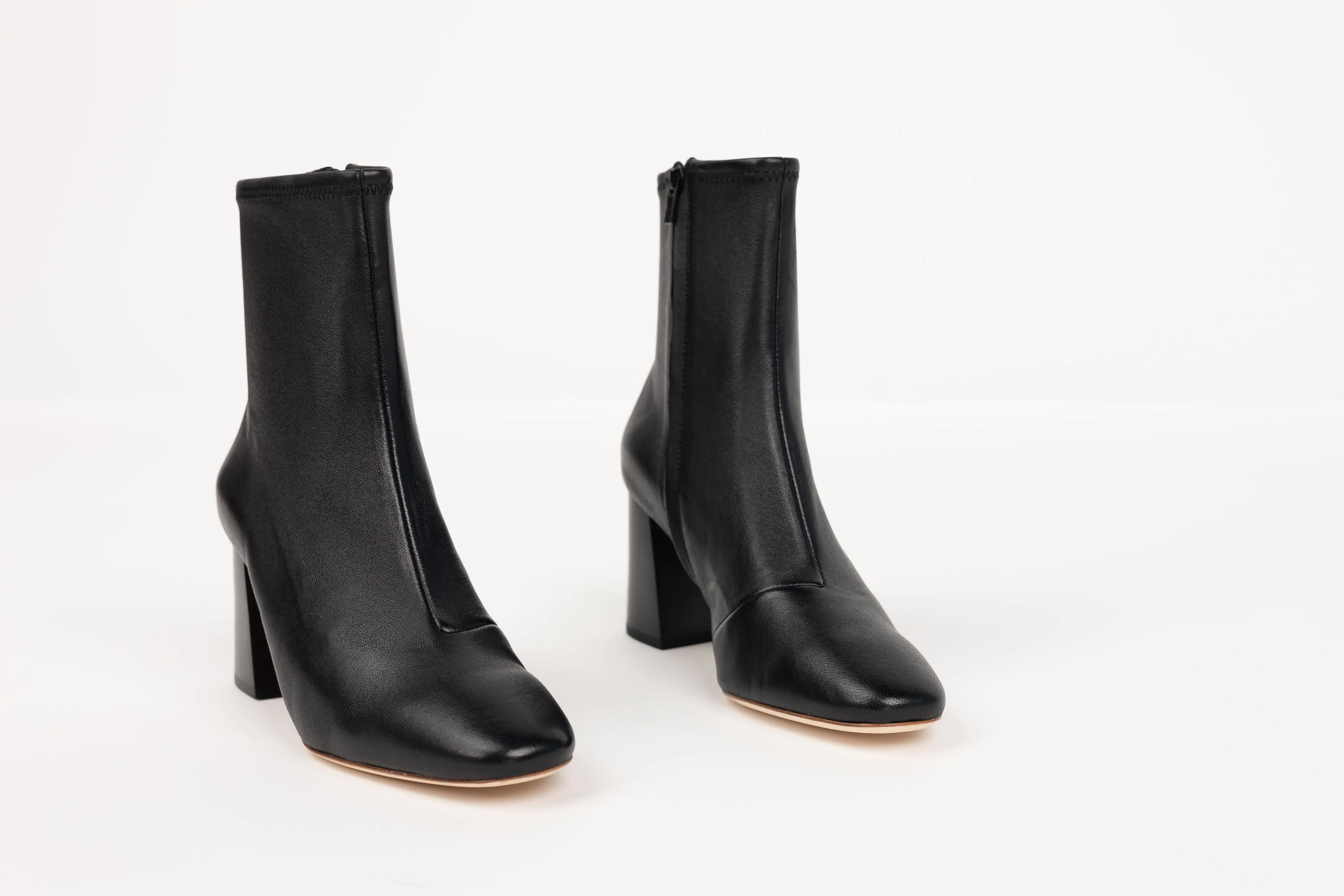 Loeffler Randall Elise Slim Ankle Booties in Black