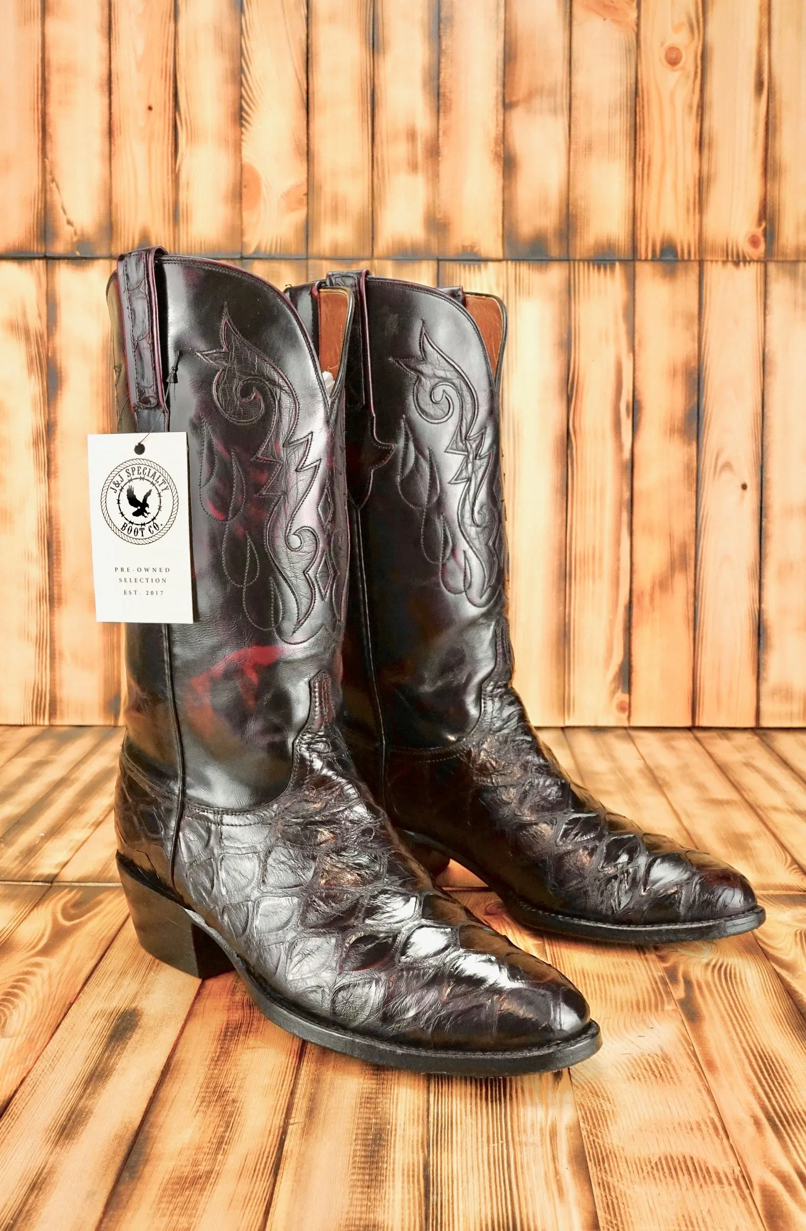 Lucchese Ant 9D Black Cherry