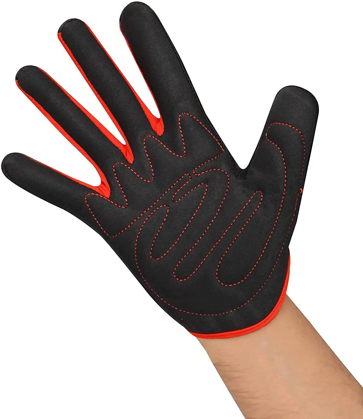 Men Cross Training Basic Glove Black & Red Size-M