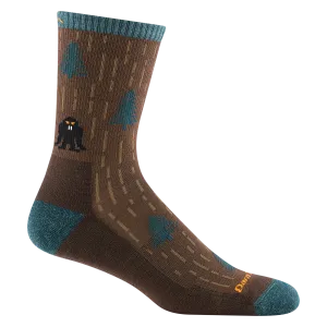 Men's Darn Tough Yarn Goblin Micro Crew Lightweight Hiking Sock Color: Earth