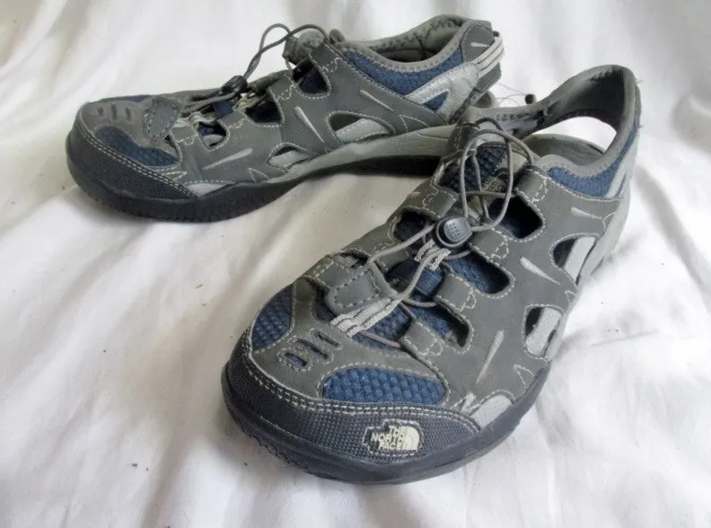 Mens THE NORTH FACE Washable Vegan SHOES Sandals GRAY MESH 10 Camping Trek