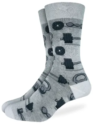 Men's Weights & Dumbbells Crew Sock