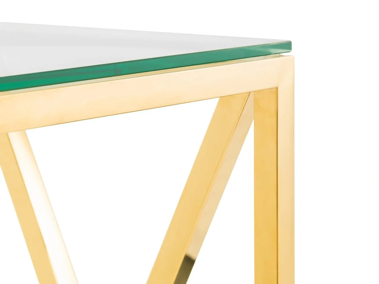 Miami Console Table - Gold