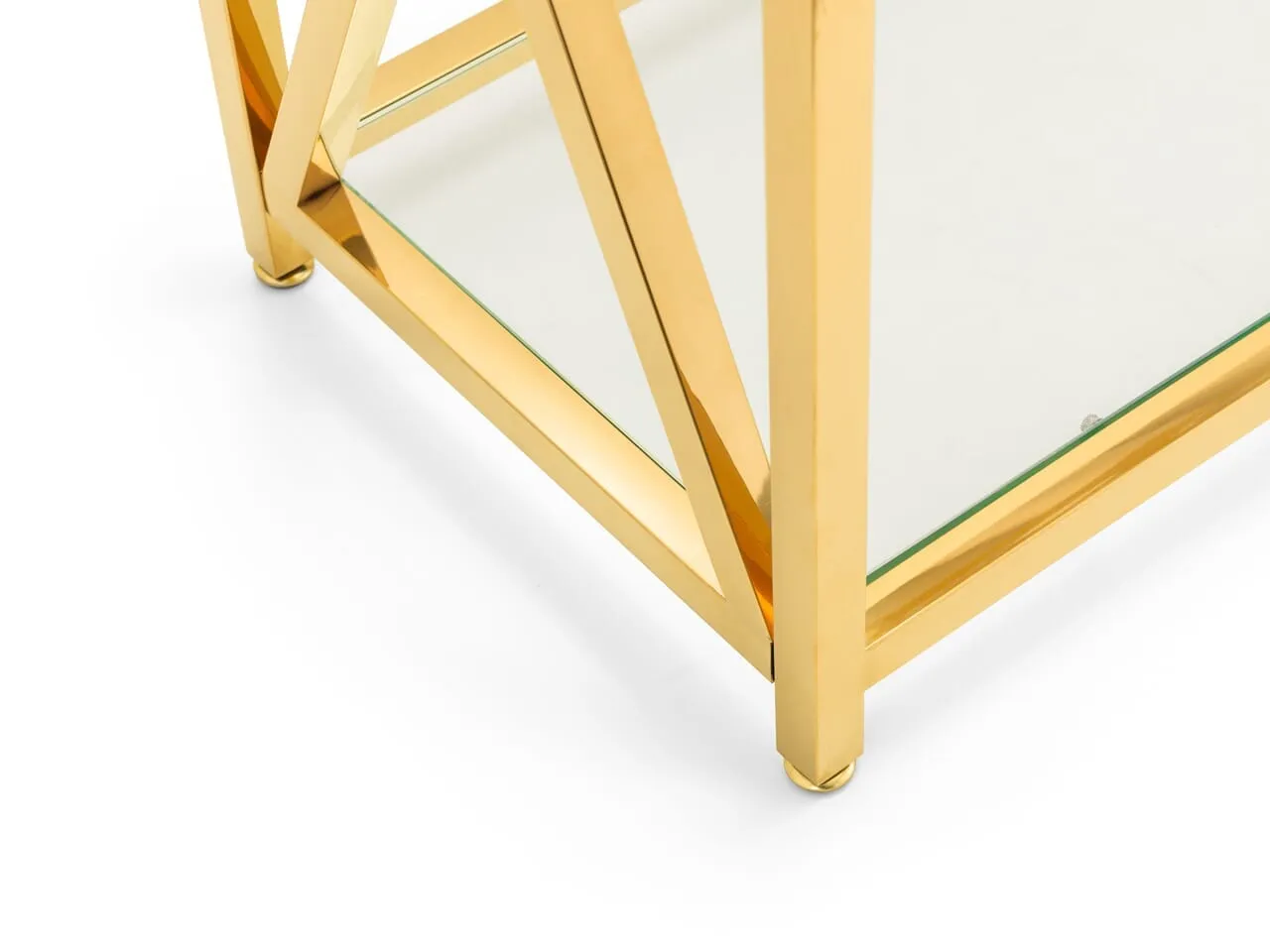 Miami Console Table - Gold